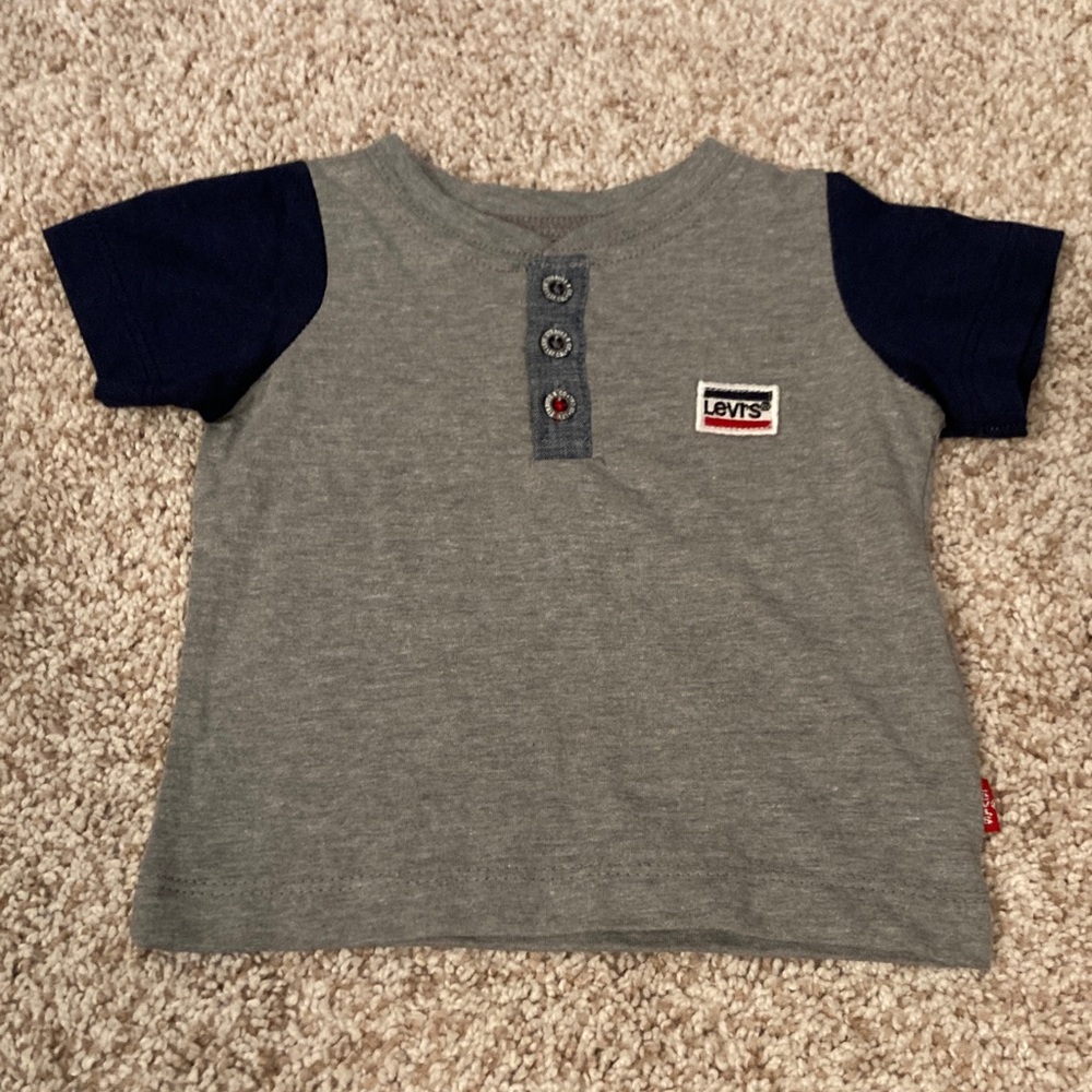 4 for $9 Levi's Kids Gray and Blue Tee